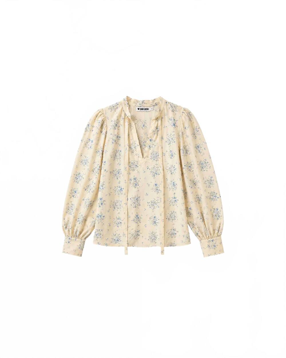 NEW CIAO LUCIA women's carlena top in ivory